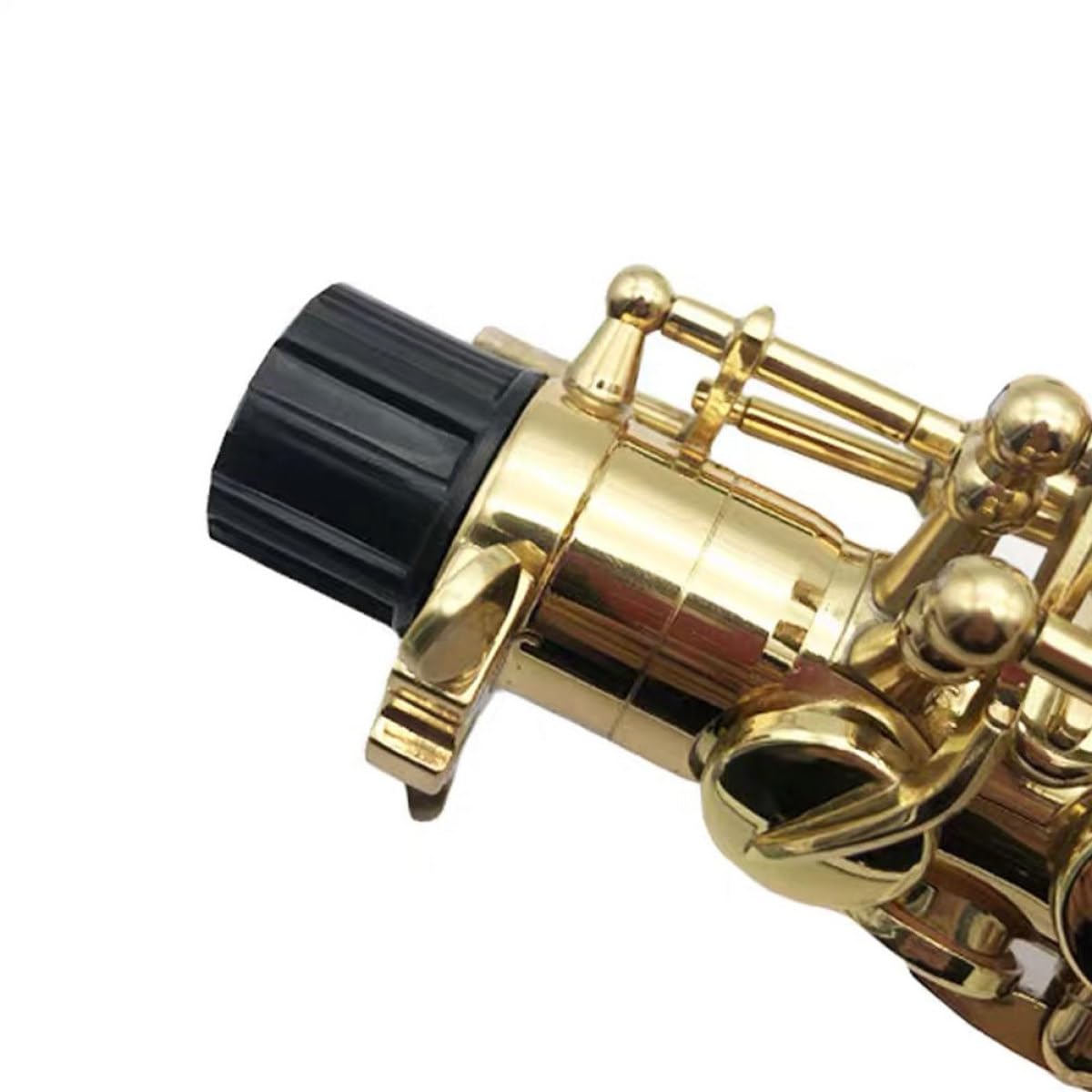 Tappo Di Protezione Piccolo Per Sassofono Soprano in Plastica Resistente, Set 2 Pezzi, Accessorio Leggero e Stabile Per Strumenti a Fiato, Per Studenti e Musicisti in Movimento