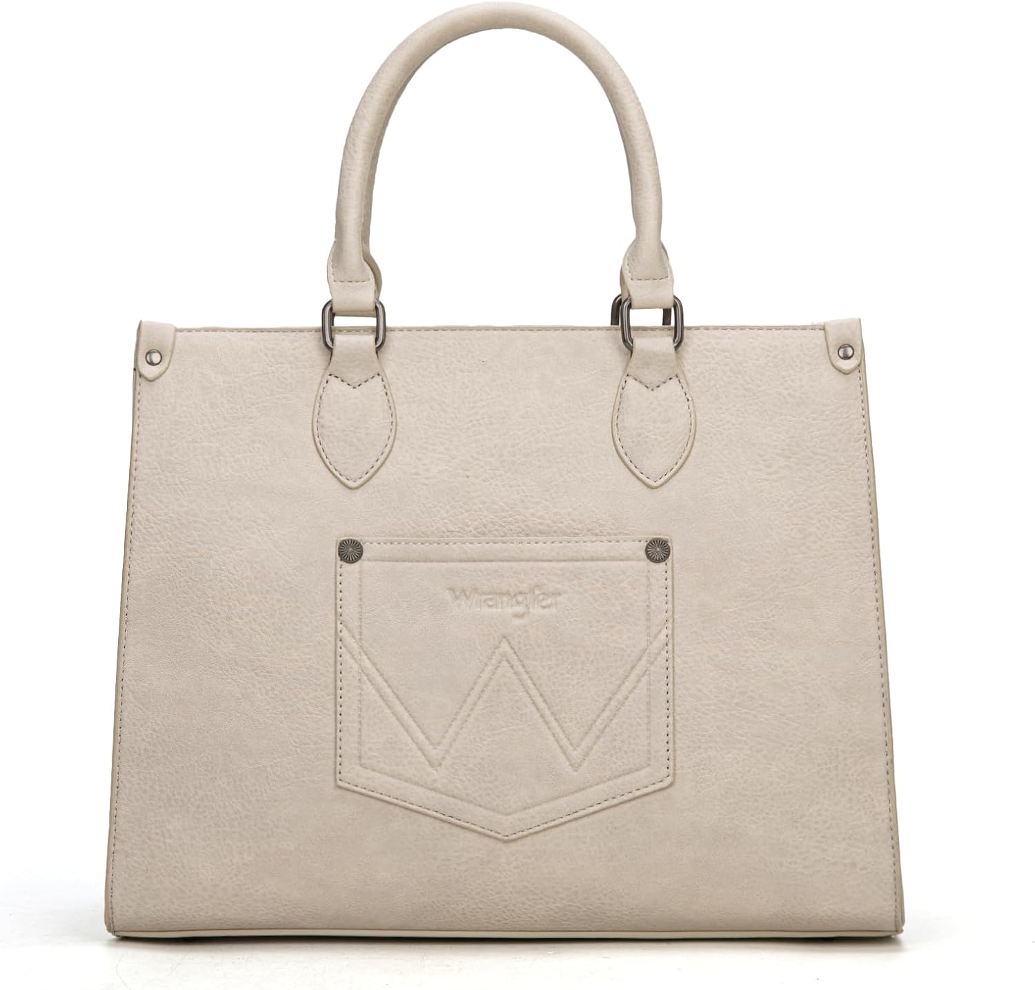 Montana West X Wrangler Large Tote Bag for Women, Western Purse Work Shoulder Handbag with Crossbody Strap - Image 6