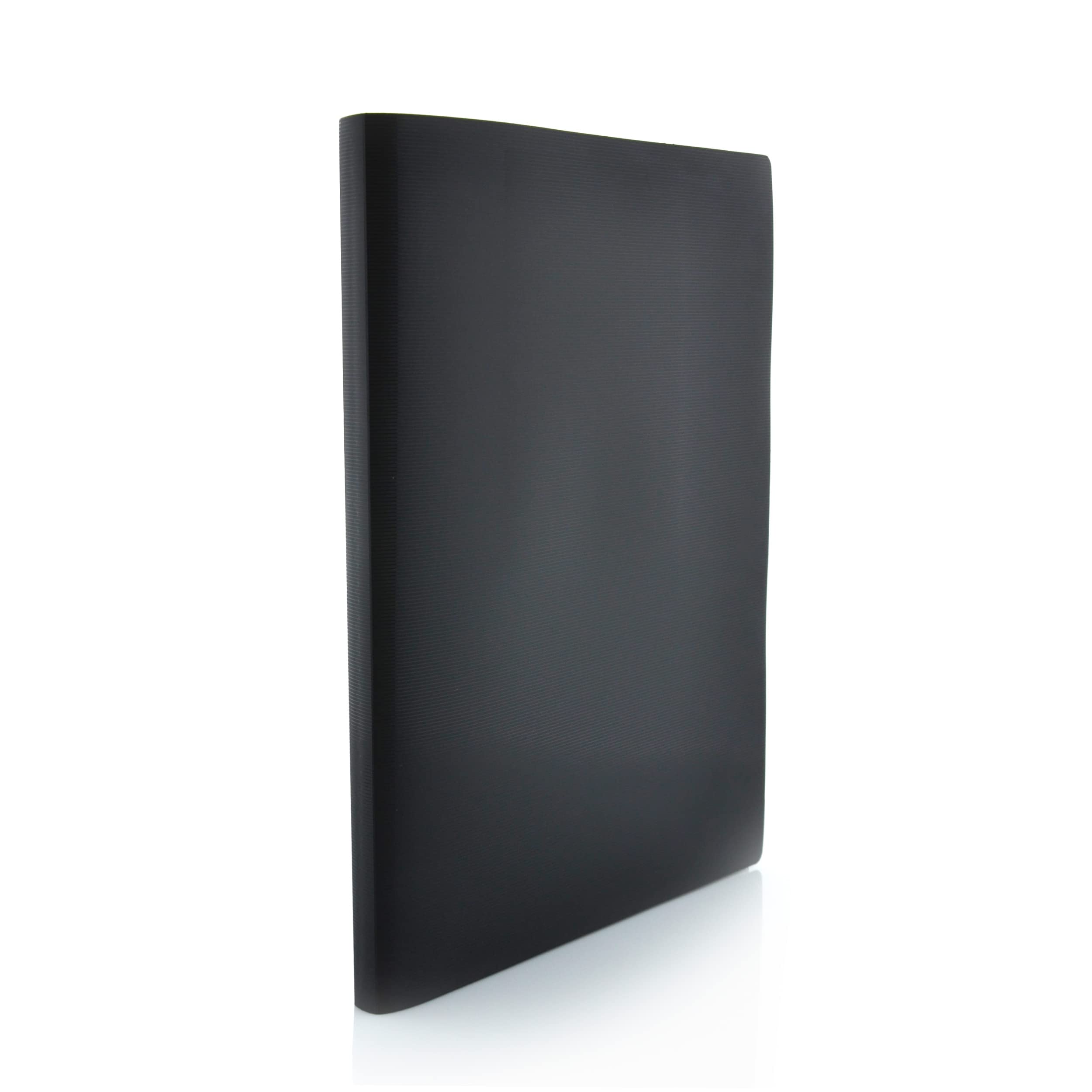 Office Box Carpeta de Fundas Active A3 Vertical 40 Fundas Ultra Cristal Reciclable Negro