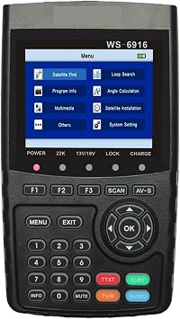 Digital Satellite Finder WS 6916 Satellite Finder DVB-S2 MPEG-2/MPEG-4 Satlink WS-6916 Satellite Meter TFT LCD Easy to Use
