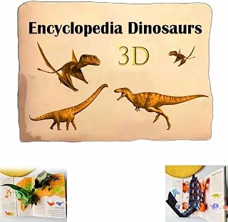3D Encyclopedia Prehistorica Dinosaurs, 2025 New Funny Interactive Pop-Up Dinos Book, The Complete Illustrated Encyclopedia of Dinosaurs & Prehistoric Creatures, Gift for Dinosaur Lovers
