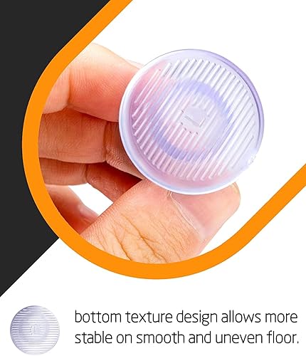 Miniatura 4 de FARCURN - Protectores transparentes de tacón alto, 3 tamaños suaves para caminar sobre césped y suelos irregulares (SML) (3 pares (paquete de 1)