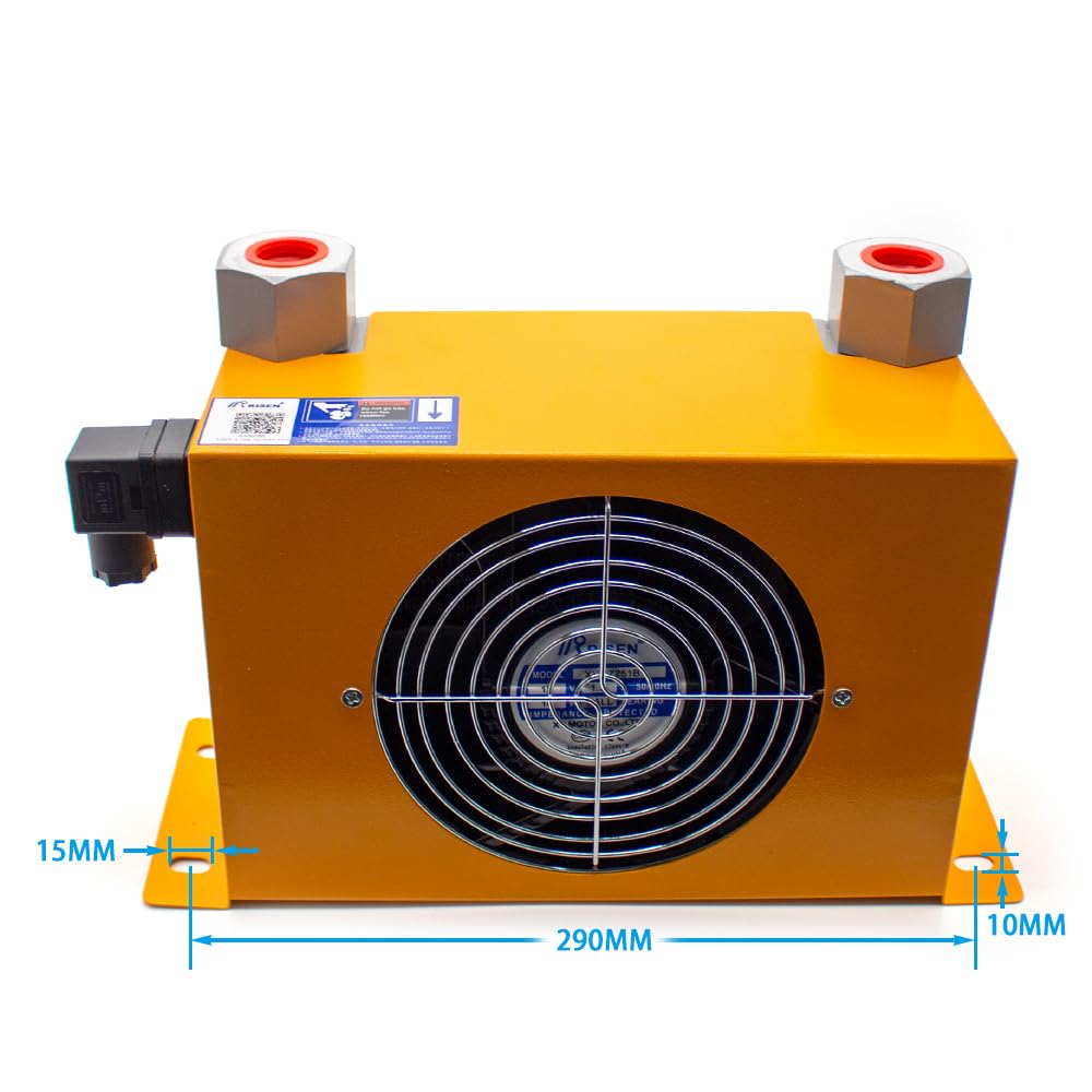 Toplionace Radiatore Dell'aria Idraulico Radiatore Dell'olio Raffreddato ad Aria AJ0608T-CA (DC 12V)