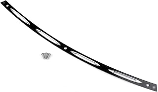 Black CNC-Cut Windshield Trim for Electra & Street Glide 1996–2013