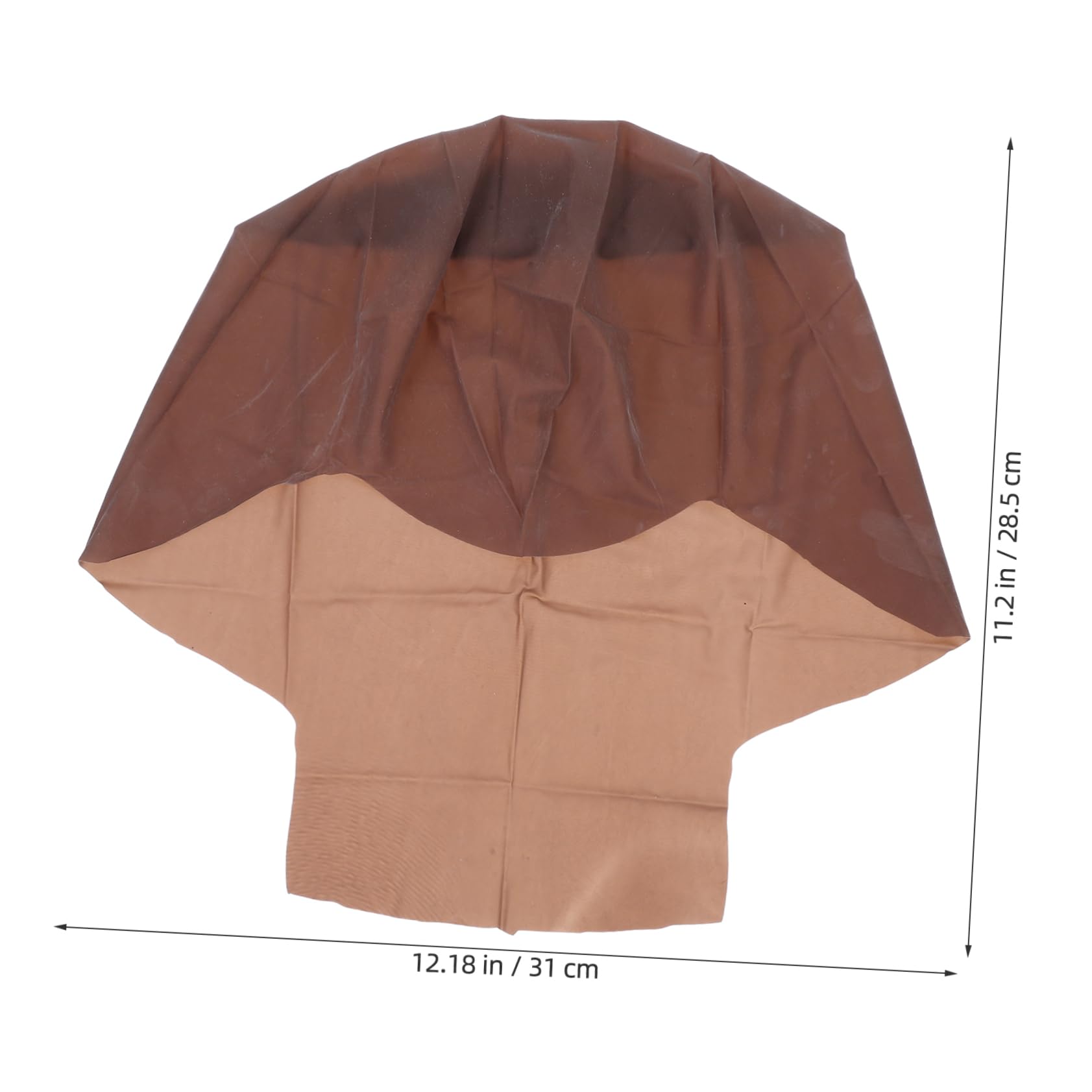 HOLIDYOYO Cosplay Bald Cap Supply Latex Hairless Cap for Women Men Halloween Wig