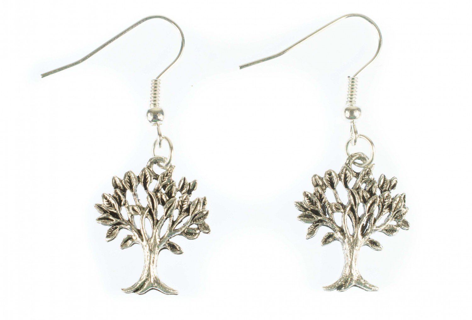 Boucles d'oreille dorée rose et noire, feuille filigrane, bijoux