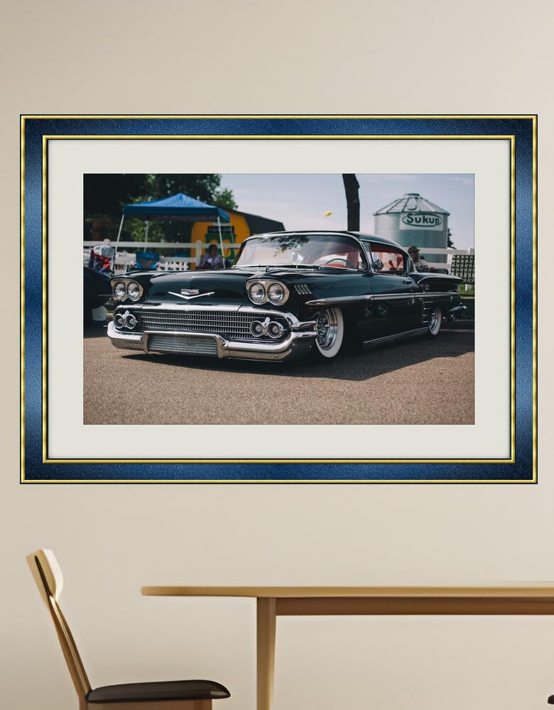 JVERF - JZZH14583 Chevrolet Retro Bel Air| Self-Adhesive Painting | Frameless
