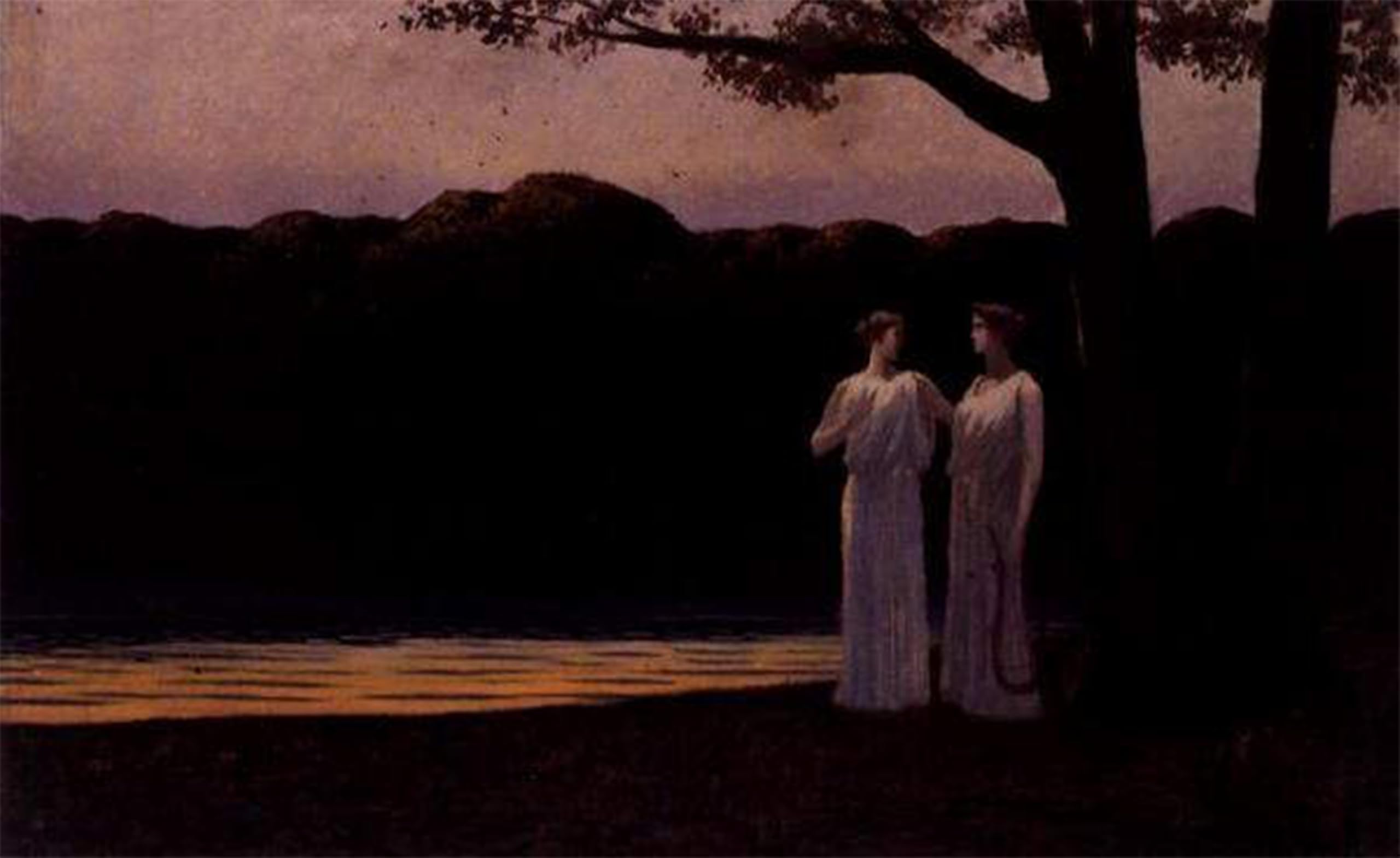 Tableau impression toile Alphonse Osbert decoration salon chaleureux