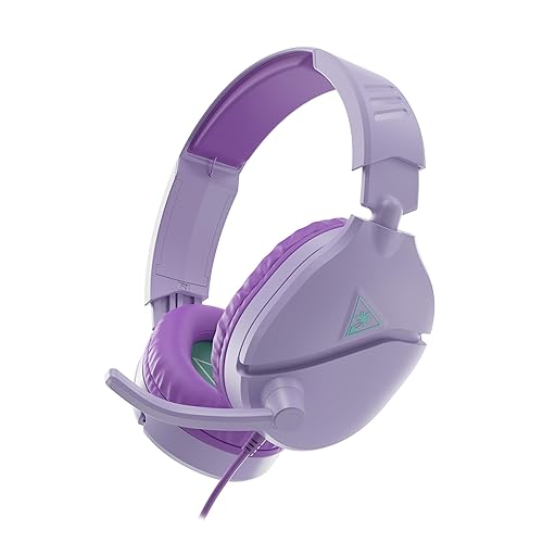 Turtle Beach Recon 70 Multiplatform Gaming Headset for Xbox Series X S, Xbox One, PS5, PS4, PlayStation, Mobile & PC with 3.5mm - Flip-to-Mute Mic, 40mm Speakers, Lightweight Design, Lavender - Lavender
