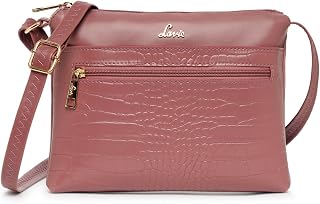 Lavie Women’s Slimcroc Top Zip Crossbody Sling Bag | Ladies Purse Handbag | Gift for Women Price In India