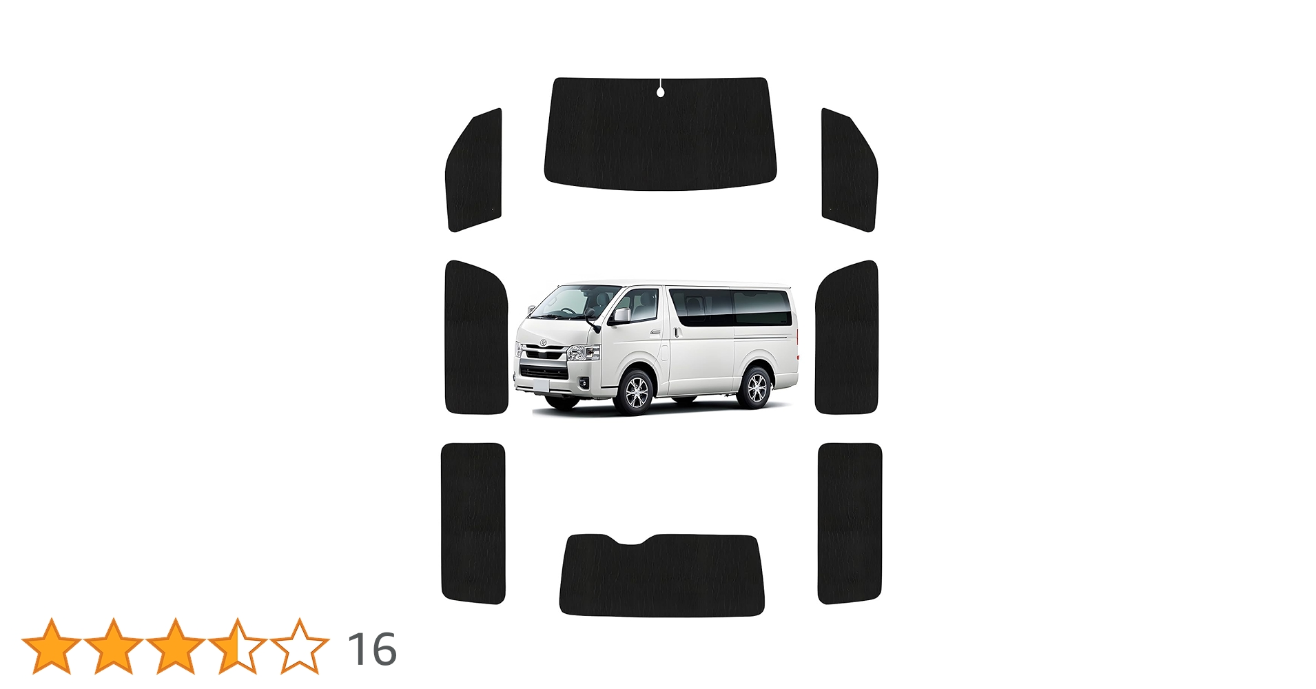 Amazon | Loveyes トヨタ ハイエース サンシェード 200系 標準