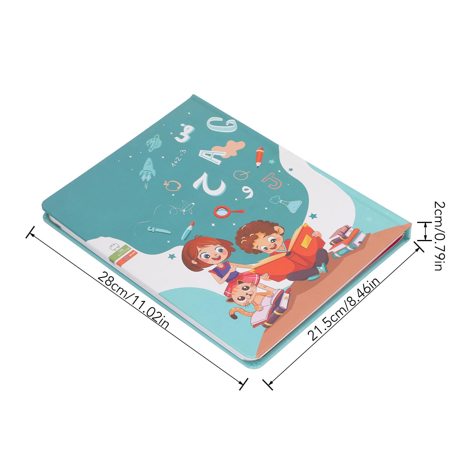 Keenso Macchina Di Apprendimento Arabo Per Bambini - Libro Elettrico A Doppio Faccia - Ricaricabile USB - 15 Pagine - 2