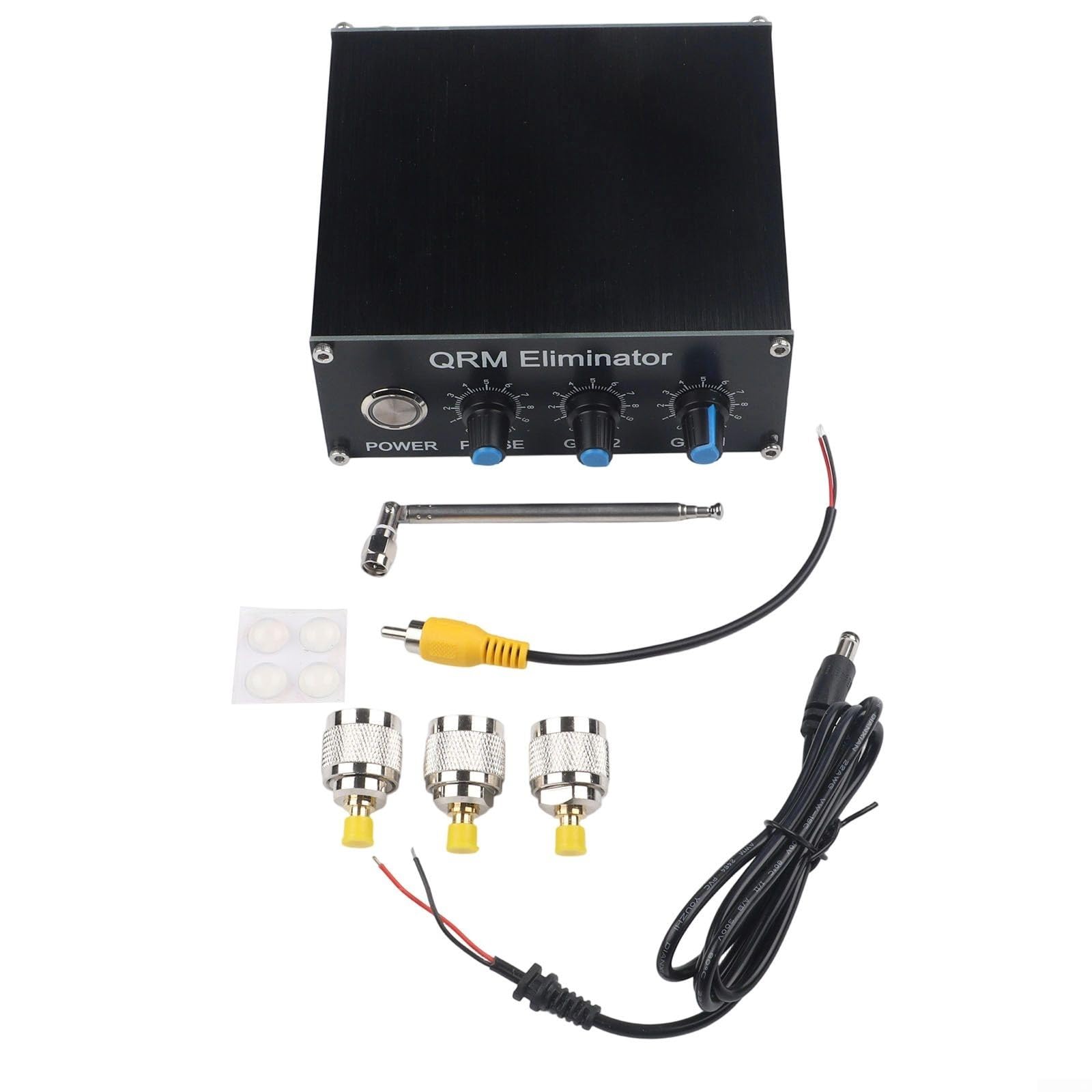 QRM Eliminator X-Phase HF Bandes Deuxième Génération 1-30 MHz avec réglage de l'angle de phase et amplification pour alimentation d'antenne TRX
