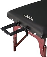 Vista 4 de Montclair ThermaTop™ Master Massage Mesa de masaje portátil de 31 pulgadas con espuma viscoelástica, paneles de reiki y cables Shiatsu