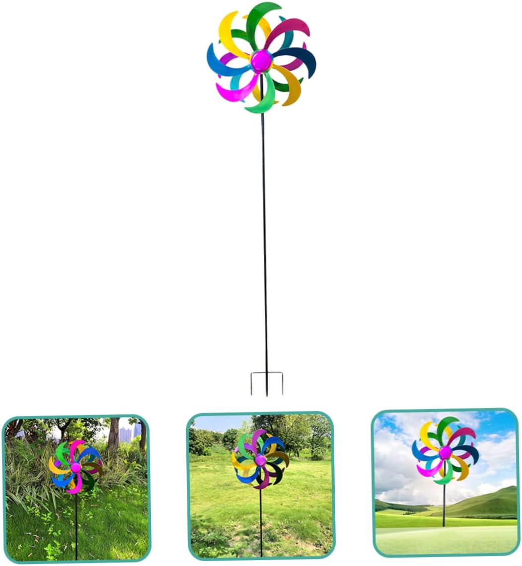 VICASKY Outdoor Landscape Windmill Garden Windmill Adornment Decorative Pinwheel for