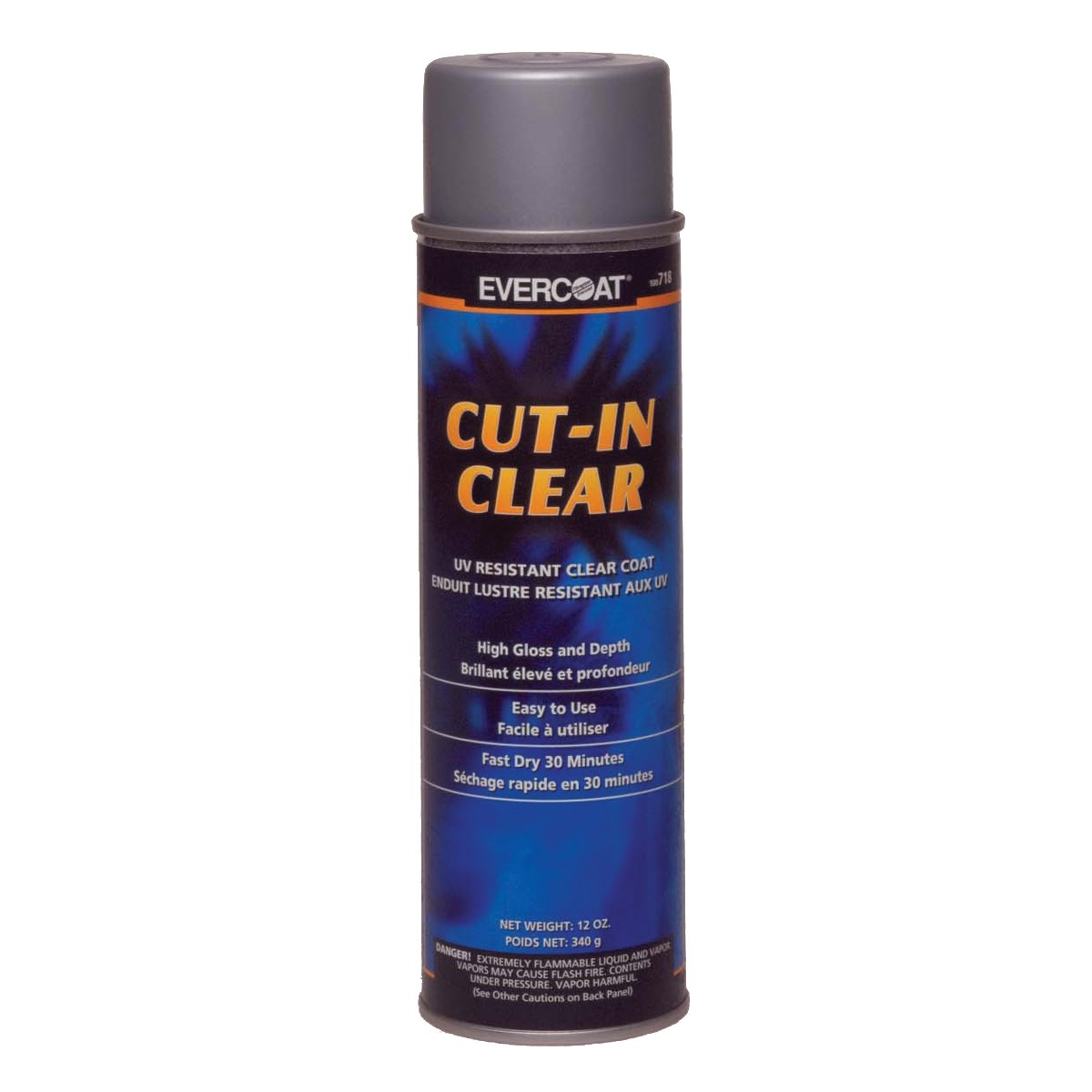 Fiberglass Evercoat FIB-718 Cut-in Clear Aerosol