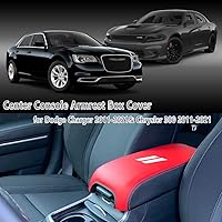 Vista 8 de Funda para reposabrazos de consola central, de piel, antiarañazos, protector de reposabrazos central, accesorios de decoración interior, compatible