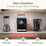 Neigelux Shaved Ice Machine - Auto-nettoyage, 8-Speed Contrôle de texture personnalisé Snow Machine à crème glacée Maker -Smoothies, Snow Cones, cocktails & Desserts congelés pour maison, Fêtes & Commerce