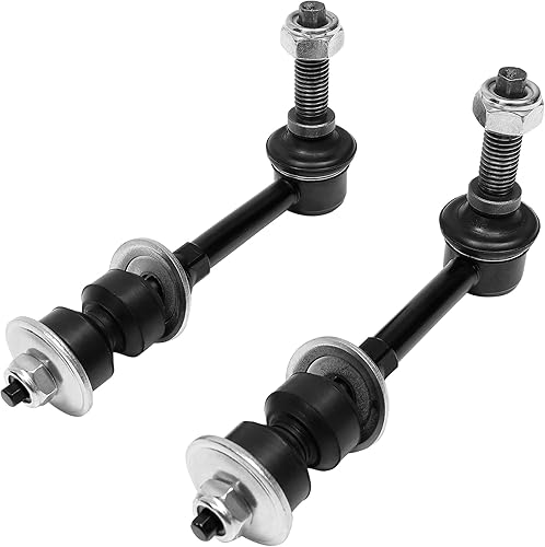 Enlace estabilizador de barra estabilizadora delantera, 2 piezas izquierda y derecha 4WD, compatible con Ram 1500 2006-2008, Ram 2500 2006-2009, Ram
