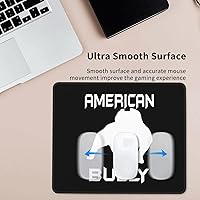Vista 5 de Non-Slip Rubber Mouse Pad American Bully Laptop Mouse Pad 10 x 12 inch