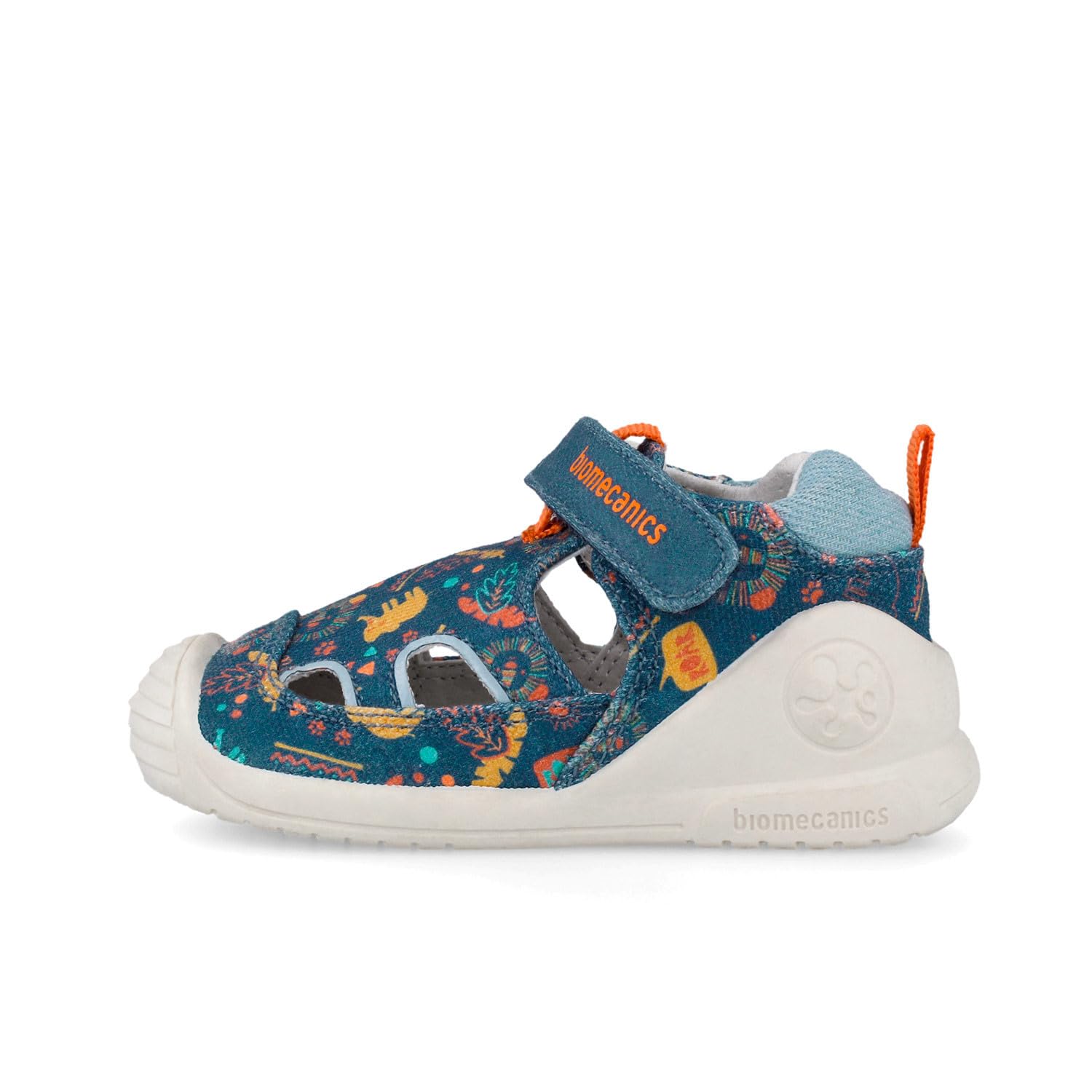 Biomecanics Sandalias de Lona con Estampado Azules Infantil