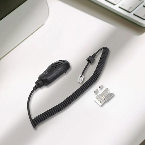 EasyByMall Handheld for ptt Mic for Yaesu FT-817ND FT-897D Mobile Handheld