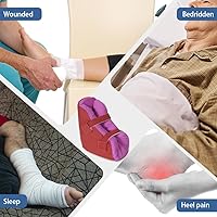 Vista 4 de Protector de talón de espuma de cáscara de huevo, cojín de almohada para úlceras por presión, almohada de pie para pacientes postrados en cama