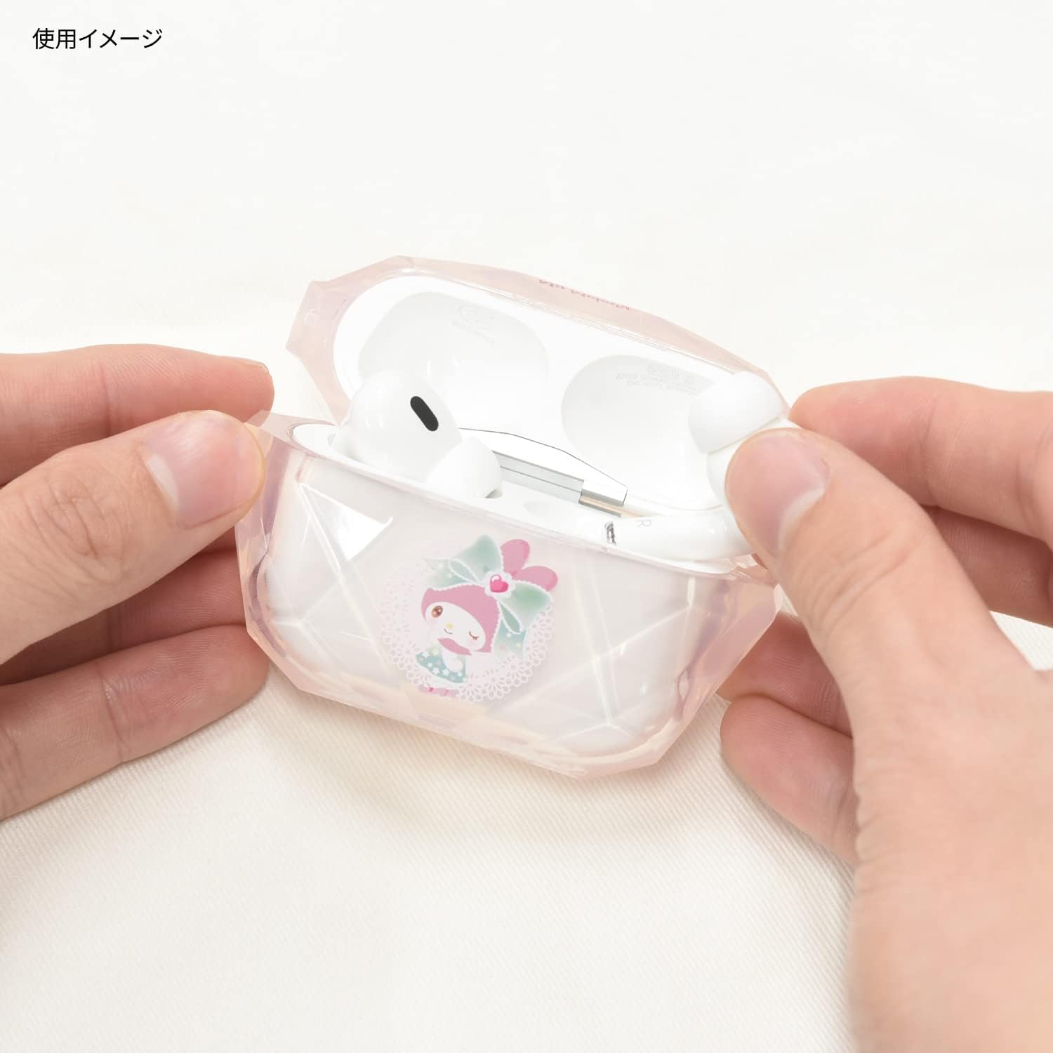 Gourmandise Sanrio Characters SANG-290MM Soft Case Compatible with AirPods Pro (2nd Generation) / AirPods Pro