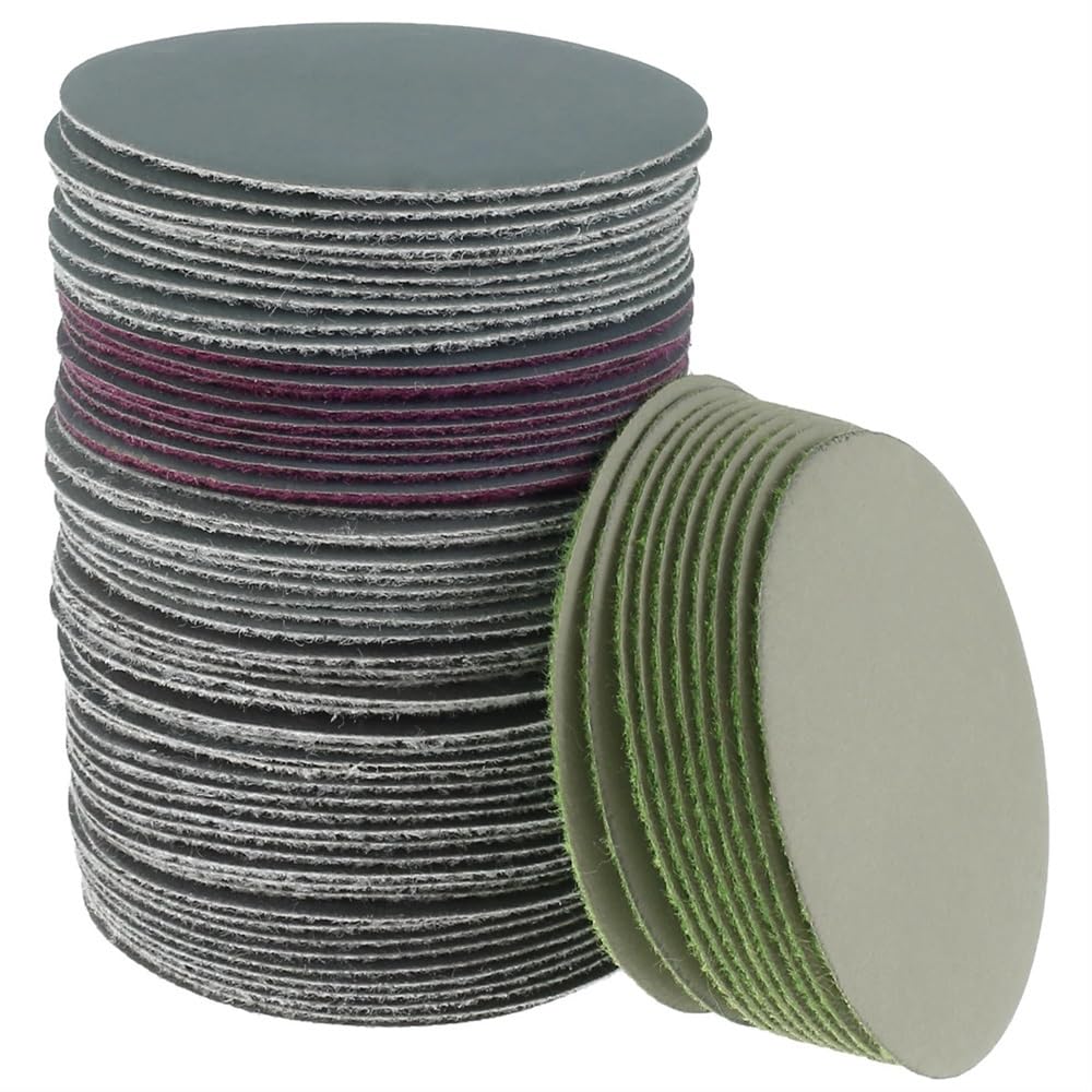 Papier de verre abrasif 75mm à grain fin pour polissage optique et phare