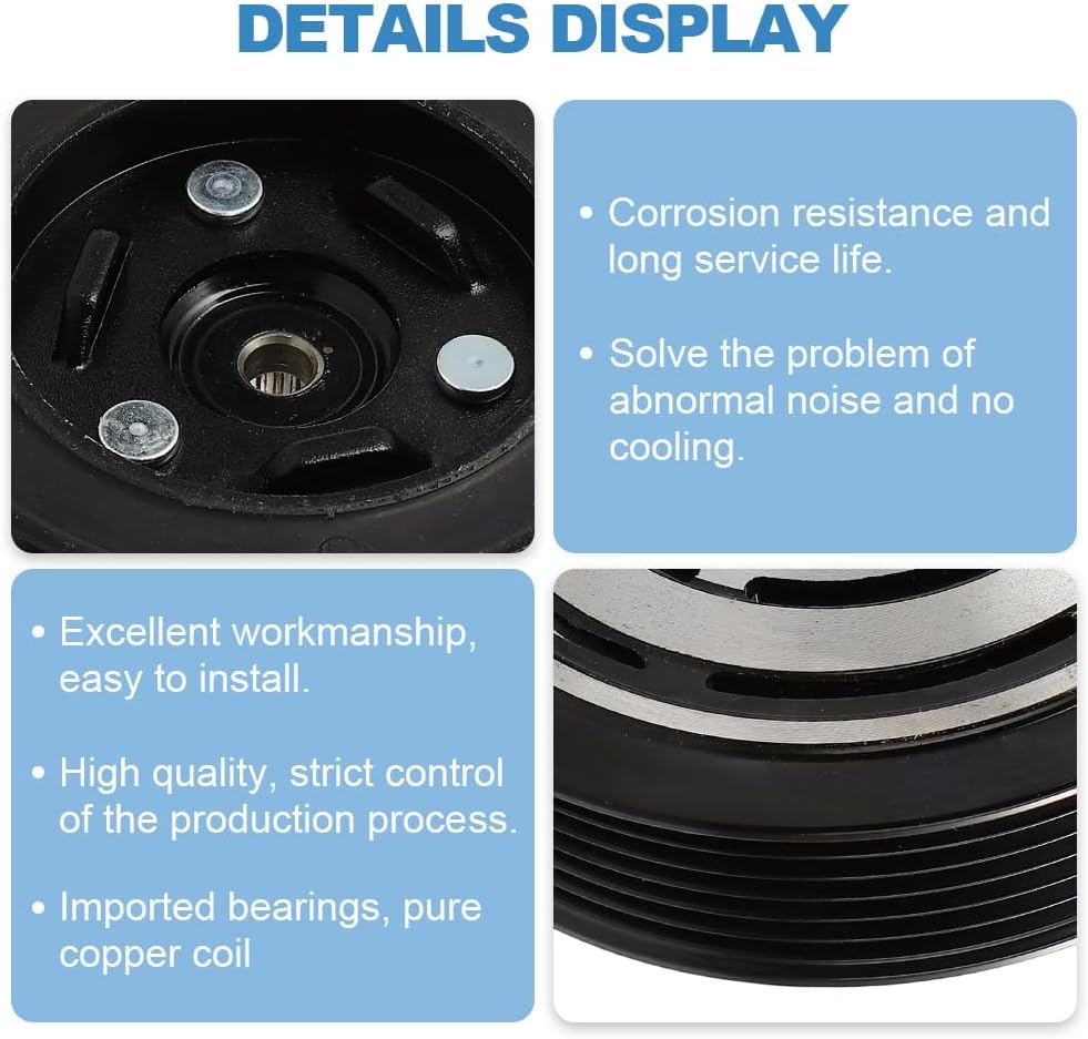 ECCPP A/C Compressor Clutch 2013 for Buick Regal 2.0L AC Clutch