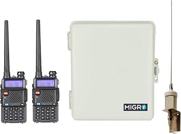 Wireless 916002 Long Range Handheld Remote 5 Km, 4Ch, Pump, Tank Level, Lighting Control, Portable Transmitter and Receiver