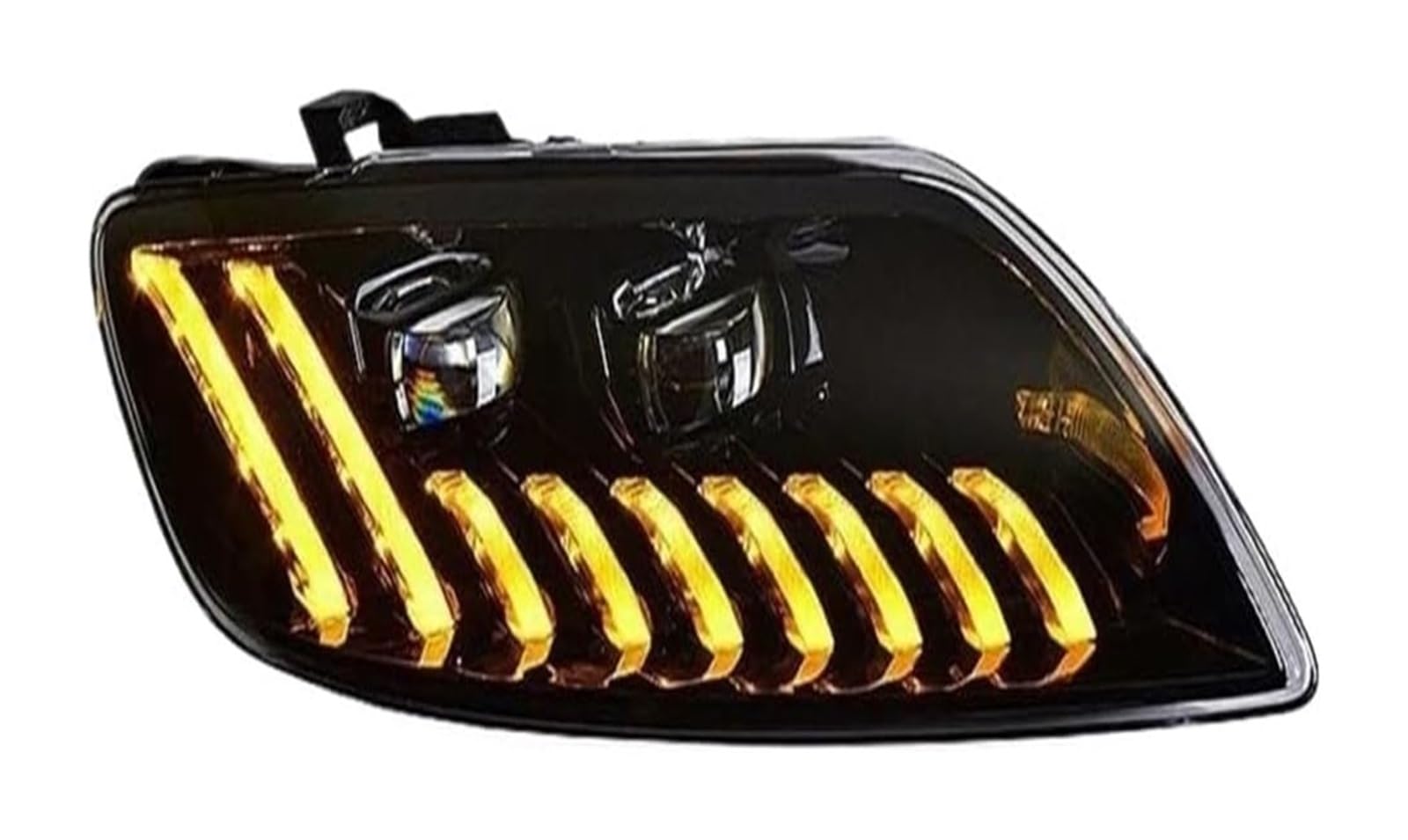 Kierunkowskaz soczewki do Q7 2006-2015 reflektor przedni modyfikowany obiektyw DRL zestaw reflektorów samochodowych zestaw świateł do jazdy dynamiczny automatyczny kierunkowskaz (wszystkie diody LED