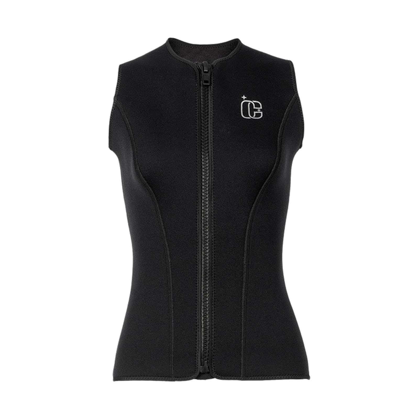 Chaleco de Cremallera de Traje de Neopreno de Superficie para Mujeres para Actividades de Kayak Y Buceo