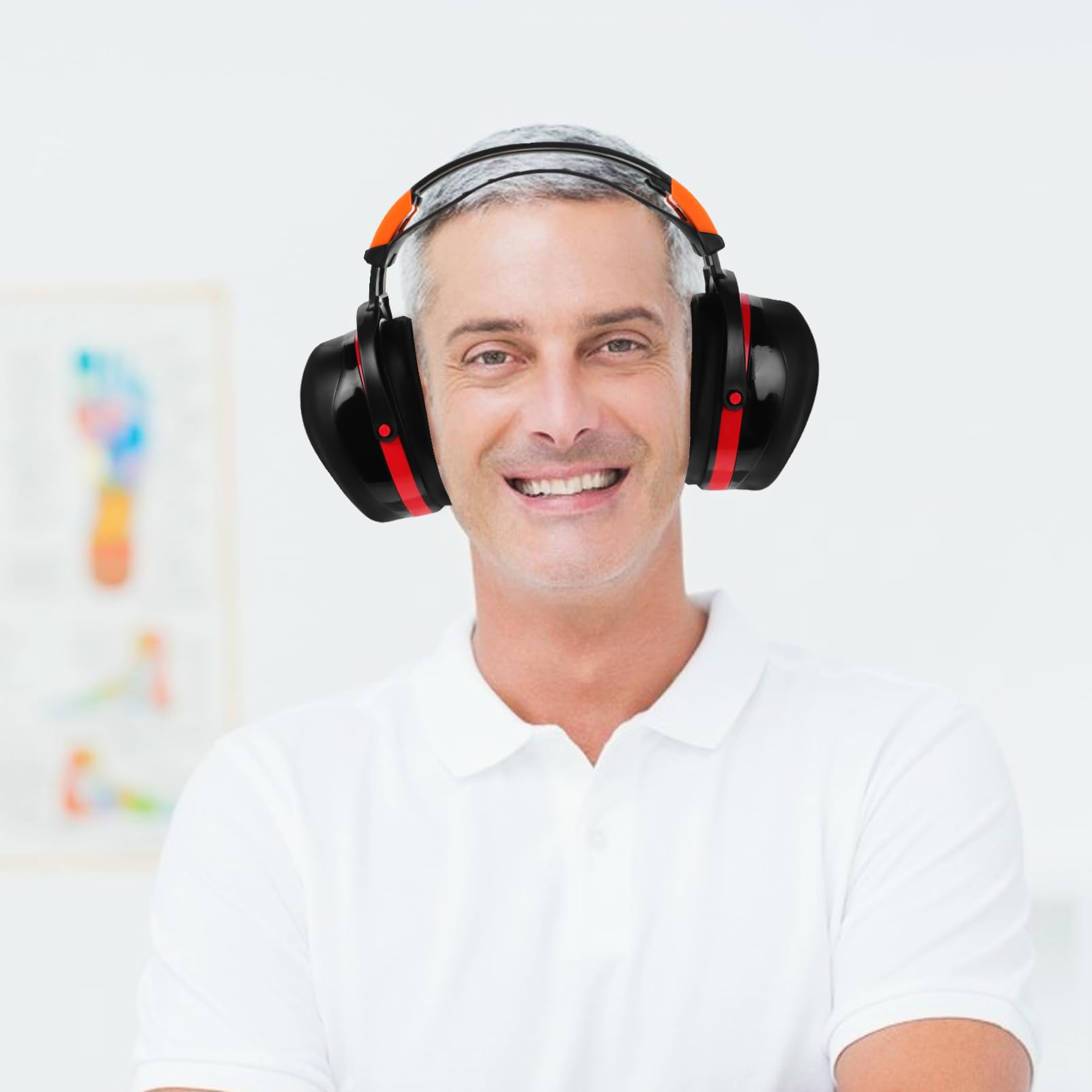 SHINEOFI 3 Auditivos Insonorizados Para Protección Auditiva Para Conciertos Auriculares De Plástico Para Adultos