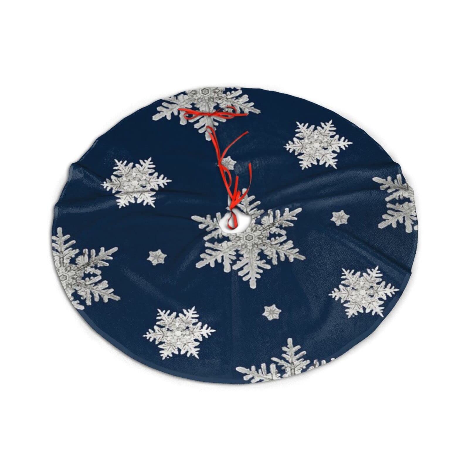 Gonna per albero di Natale, 76,2 cm, in iuta, rustica, con luci