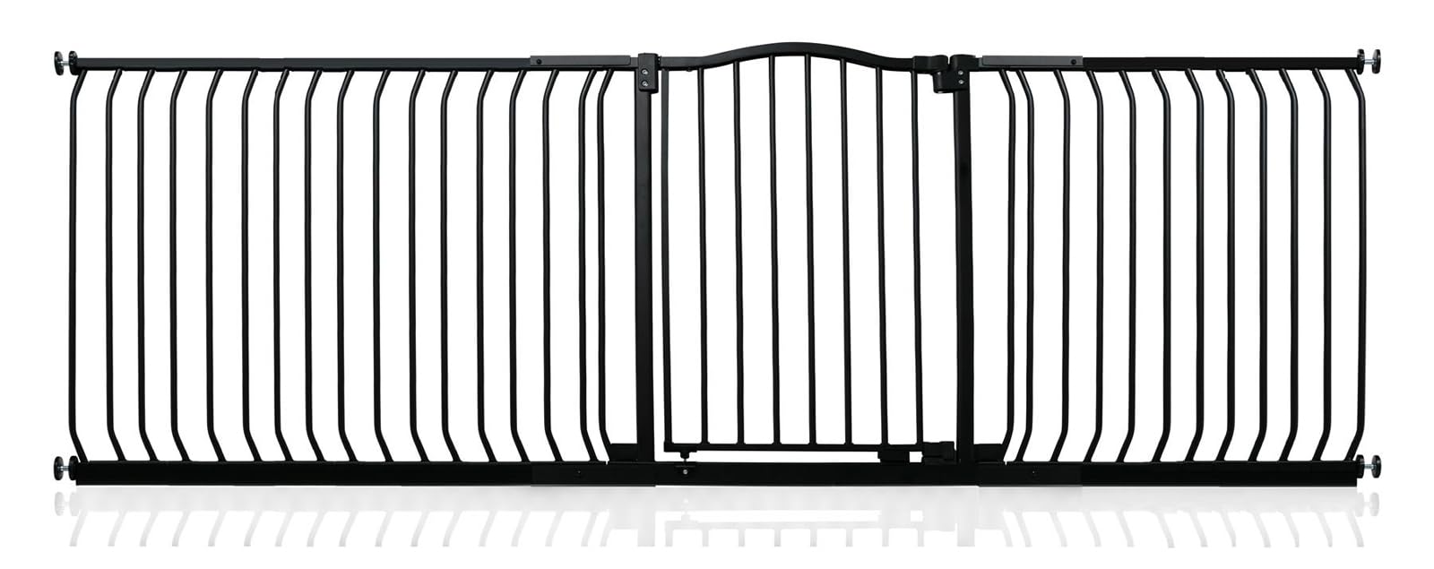 Safetots Curved Top Safety Gate, 71cm - 80cm, Matt White, Pressure Fit Stair Gate, Baby Gate for Doors Hallways and Spaces, Safety Barrier, Easy Installation — view 45