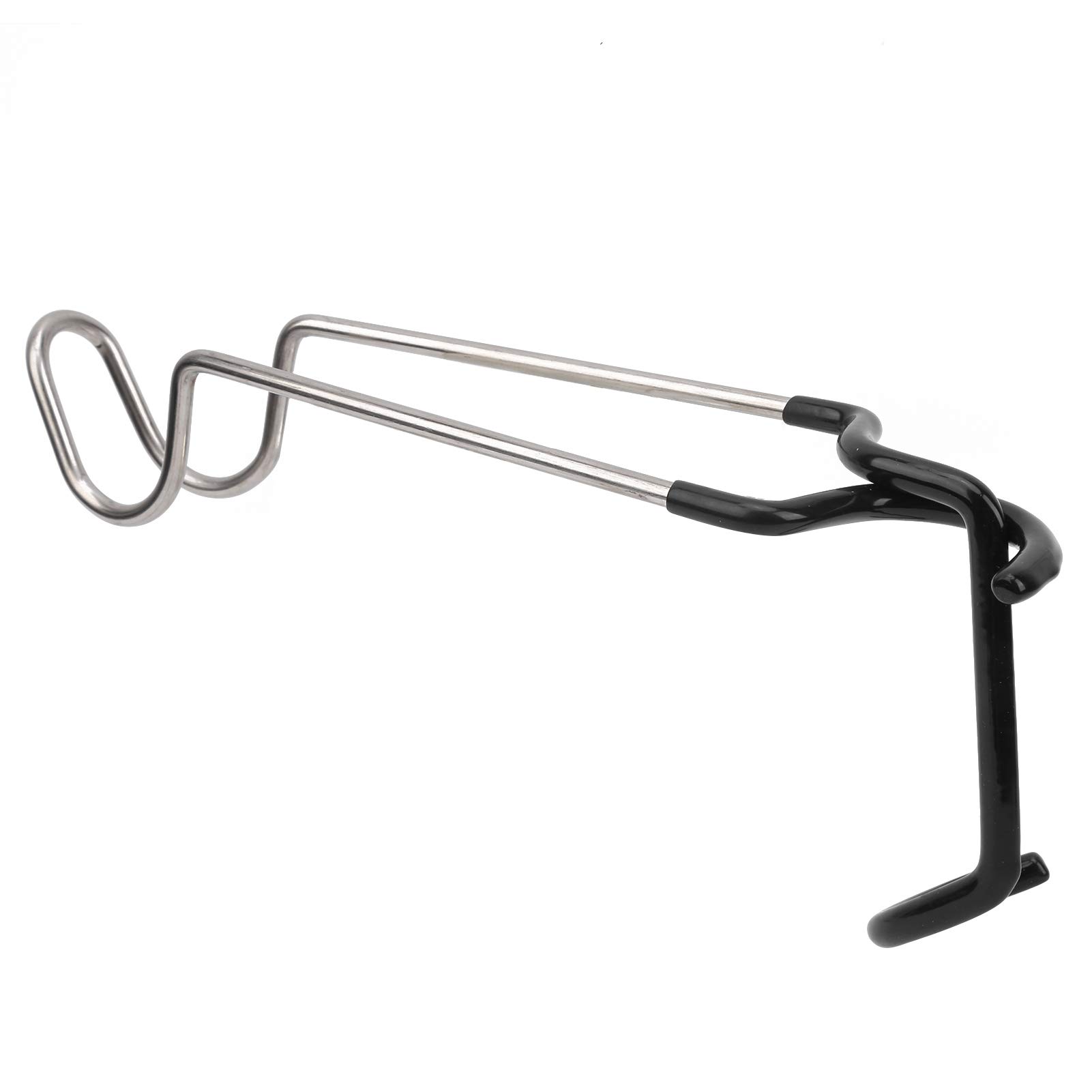 Tent Light Hook, Portable Hanging Lamp Holder for Camping, Hiking, Fishing with Non Slip Steel and Rubber Ends, Lightweight and Portable,