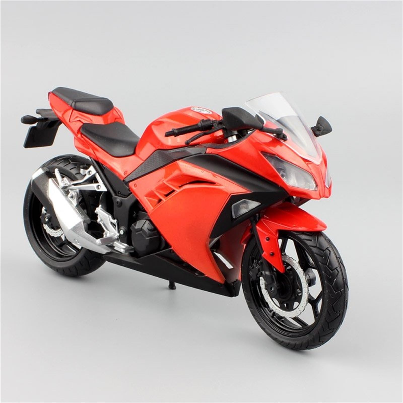 Modello 1:12 Per Kawasaki Ninja250R 2013 Modello Di Moto Simulazione Auto Giocattolo In Lega(Orange)