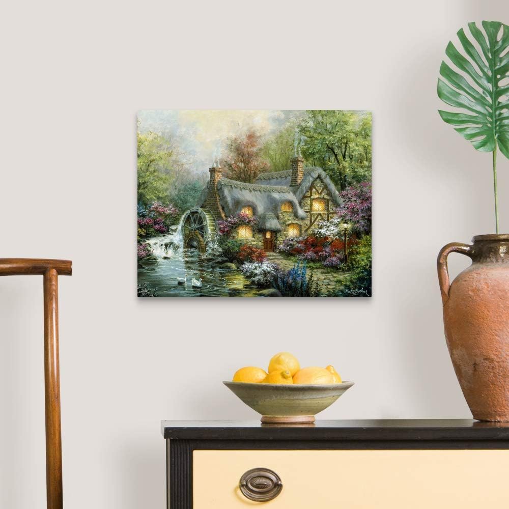 CANVAS ON DEMAND Country Retreat Canvas Wall Art Print by Nicky Boehme, Contemporary, Home Decor, Artwork, 20"x16"