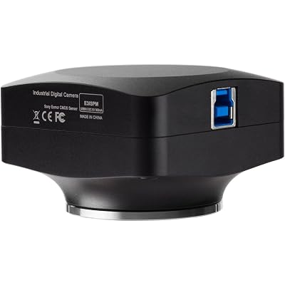 AmScope 20MP USB3.0 BSI C-Mount Microscope Camera with Calibration Slide