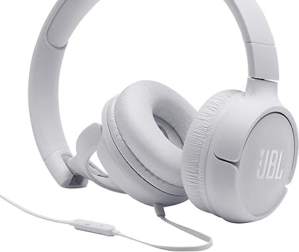 JBL T500 in White – Over Ear Lightweight / Foldable Headphones w/ Pure Bass  Sound – 1-Button Remote / Built-In Microphone: Amazon.co.uk: Electronics \u0026  Photo