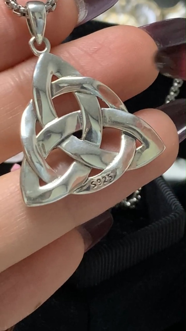 Amazon.com: AUDINCEED Celtic Jewelry 925 Sterling Silver Necklace