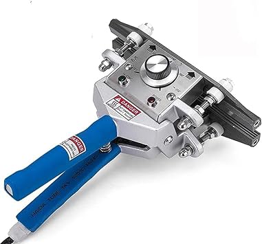 Handheld Crimp Heat Sealer, 10mm Seal Width, 0-75C Temperature Control, for Mylar Bags, Foil Bags, Cellophane Bags, Kraft Paper Bags, BOPP Bags,400mm