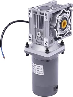 120W Gear Motor, DC24V Worm Gear Reducer Gearbox Electric RV Gear Motor High Torque 1800RPM