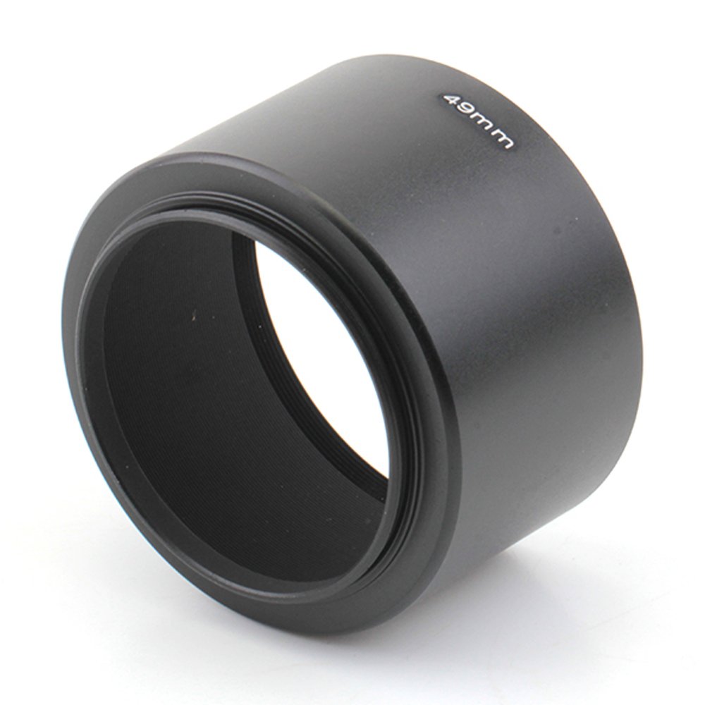 Amazon | （パシュﾎﾟ）Pixco レンズフード メタルフード49mm ブラック