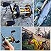 Sougayilang Fishing reels Round Baitcasting Reel - Conventional Reel - Reinforced Metal Body & Supreme Star Drag-Right Hand-Golden-Black-Warrior 4000