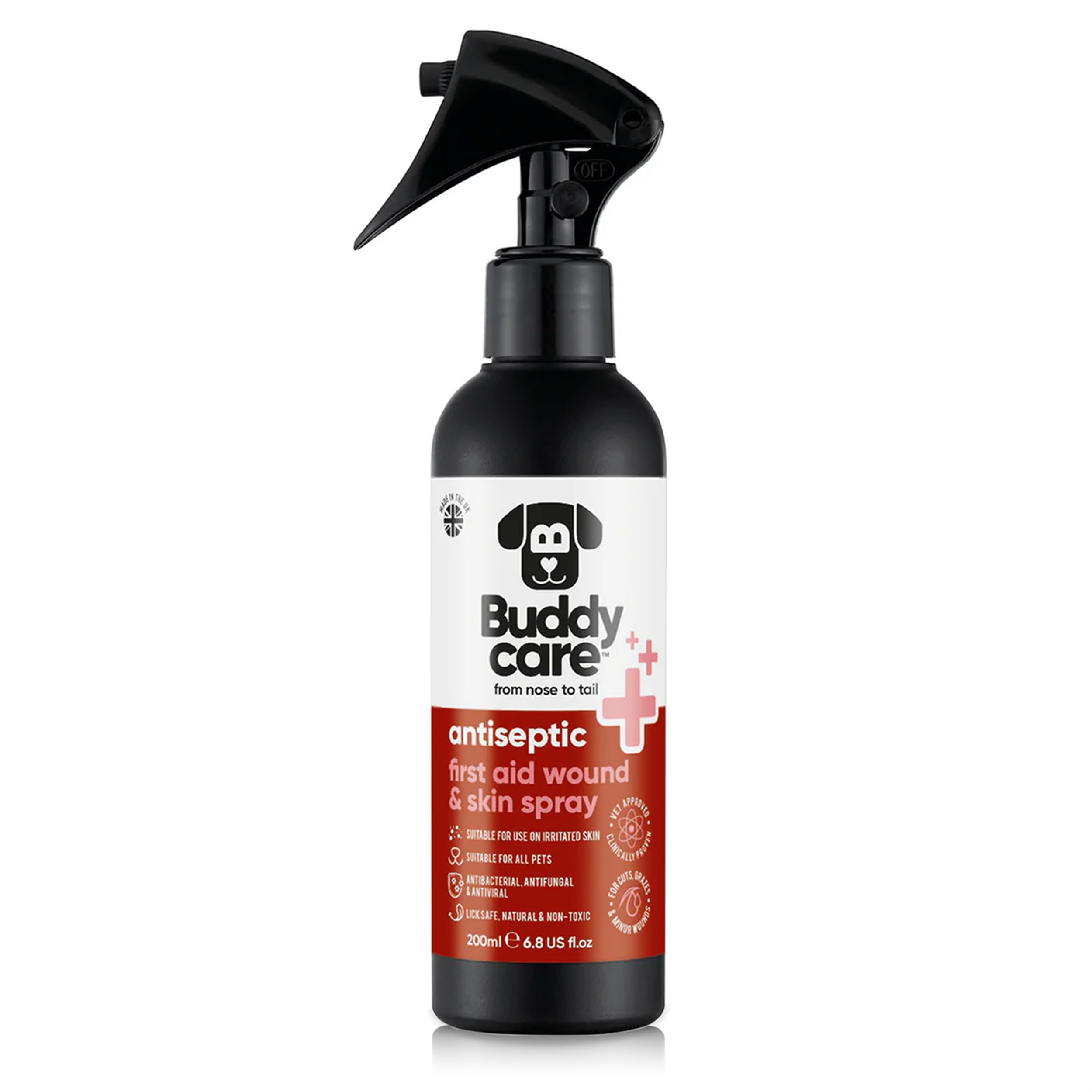 Pet Antiseptic Spray (200ml) Dog Antiseptic Spray & Cat Antiseptic Spray Effective Dog Wound Spray, Suitable for All Pets, Pet Wound Care Solution