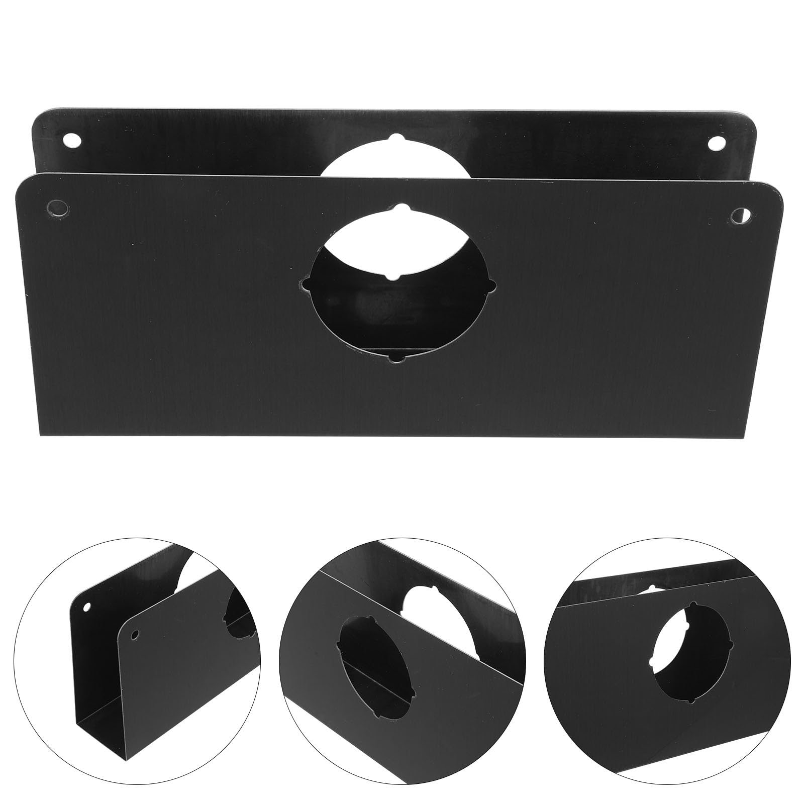 Blokada drzwi ze stali nierdzewnej ciężka płyta ochronna z zatrzaskiem Du odporna na zużycie pokrywa mocująca bezszwowa integracja 23 x 10 x 5 cm dla Home Securi