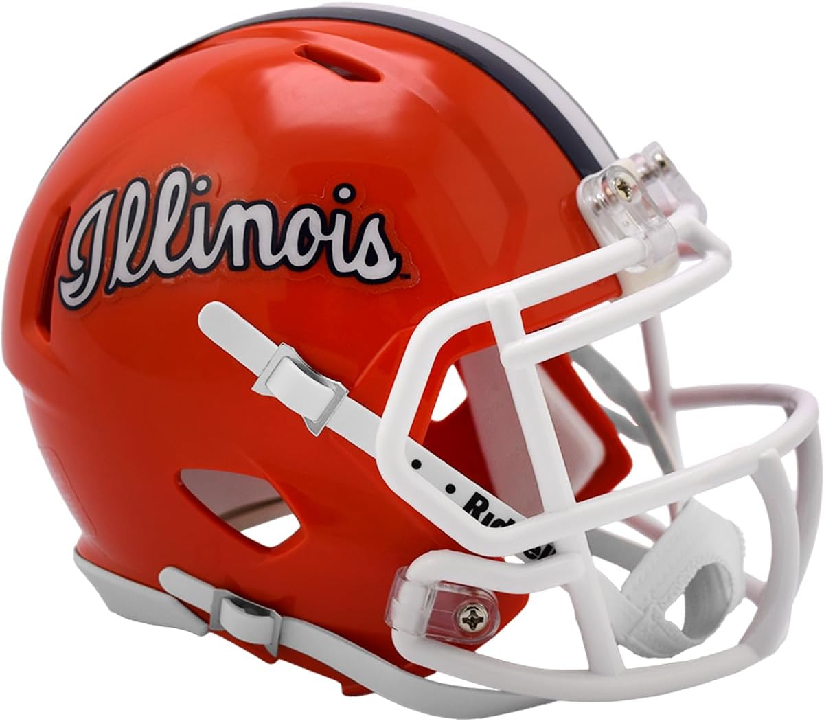 Illinois Fighting Illini Script Revolution Speed Mini Football Helmet - New in Riddell Box