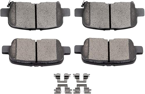 SCITOO ATD865C, D865-7740 Pastillas de freno traseras para Acura MDX 2001-2006, 2002-2004 para Honda Odyssey, 2003-2008 para Honda Pilot